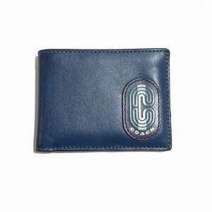 Coach Blue Leather Wallet